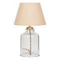 Skrivbordslampa AYD 1xE27/40W/230V beige/klara