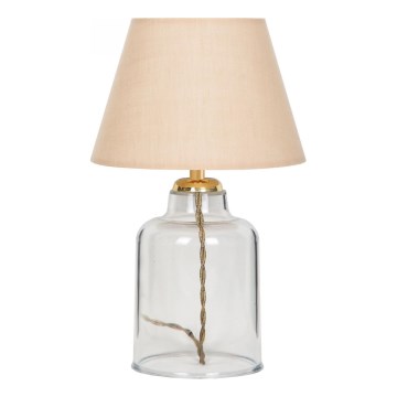 Skrivbordslampa AYD 1xE27/40W/230V beige/klara