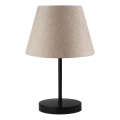 Skrivbordslampa AYD 1xE27/40W/230V beige/svart