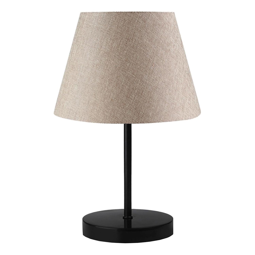 Skrivbordslampa AYD 1xE27/40W/230V beige/svart