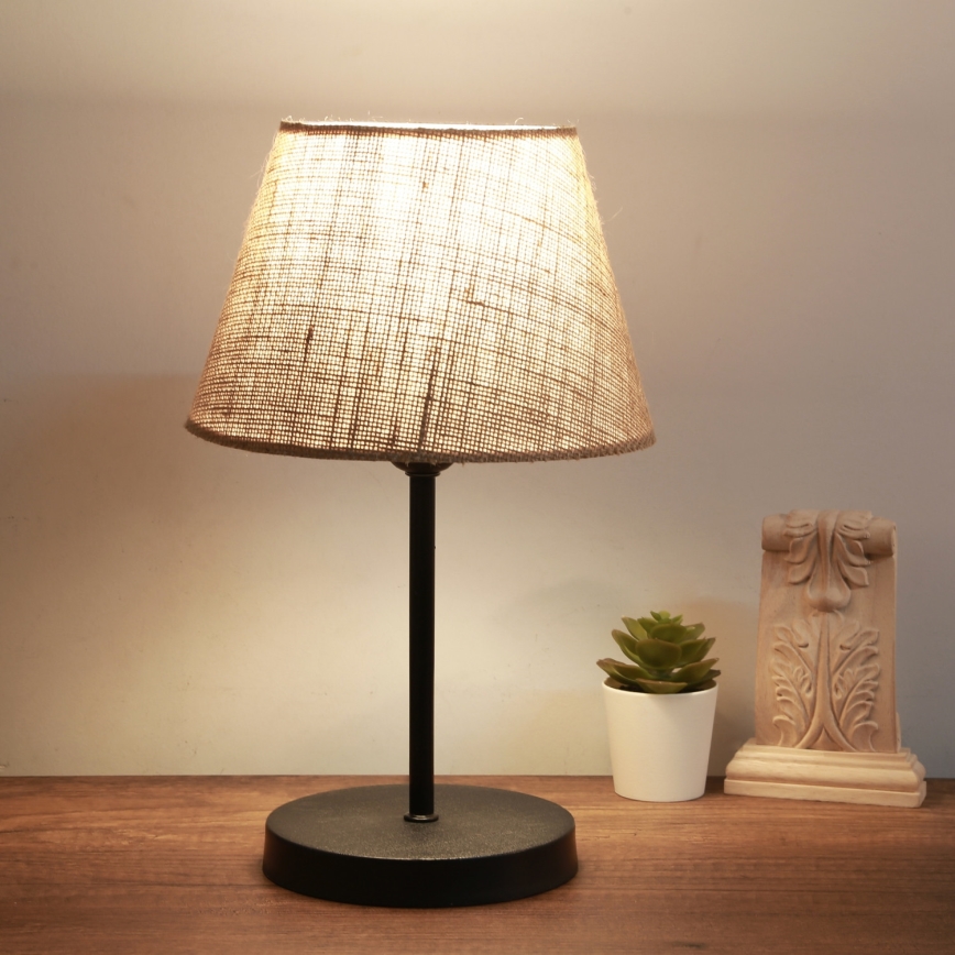 Skrivbordslampa AYD 1xE27/40W/230V brun/svart