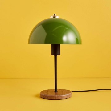 Skrivbordslampa AYD 1xE27/40W/230V grön/brun