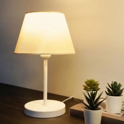 Skrivbordslampa AYD 1xE27/40W/230V vit
