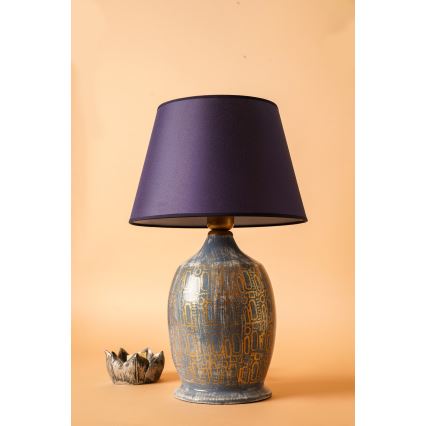 Skrivbordslampa RAMZES 1xE27/40W/230V blå