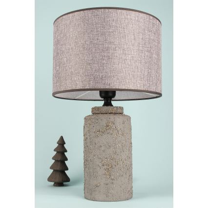 Skrivbordslampa RAMZES 1xE27/40W/230V grå