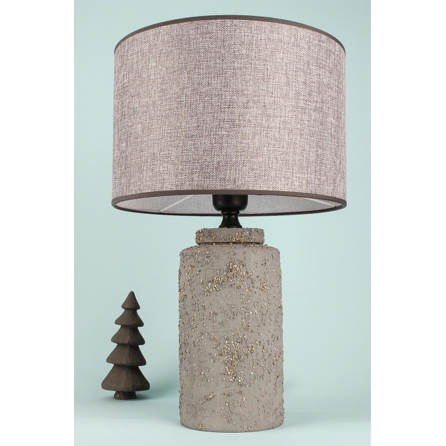 Skrivbordslampa RAMZES 1xE27/40W/230V grå
