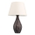 Skrivbordslampa RAMZES 1xE27/40W/230V vit/brun