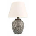 Skrivbordslampa RAMZES 1xE27/40W/230V vit/grå