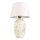 Skrivbordslampa RAMZES 1xE27/40W/230V vit/krämfärgad