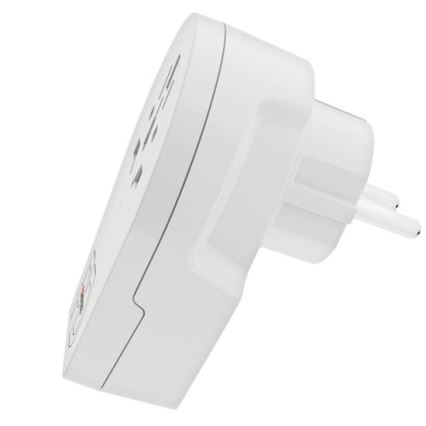 Reseadapter Europe USB C20PD för utländska besökare i Tjeckien, USB‑C 20W, typ E/F
