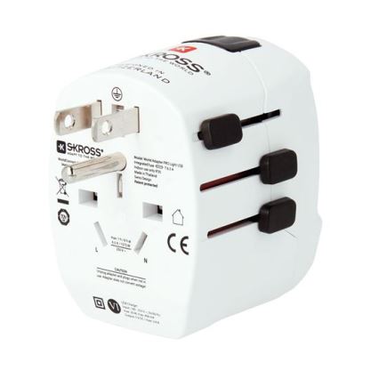 Reseadapter PRO Light USB AC45PD - World, UK+USA+AUS/CN USB A+C 45W