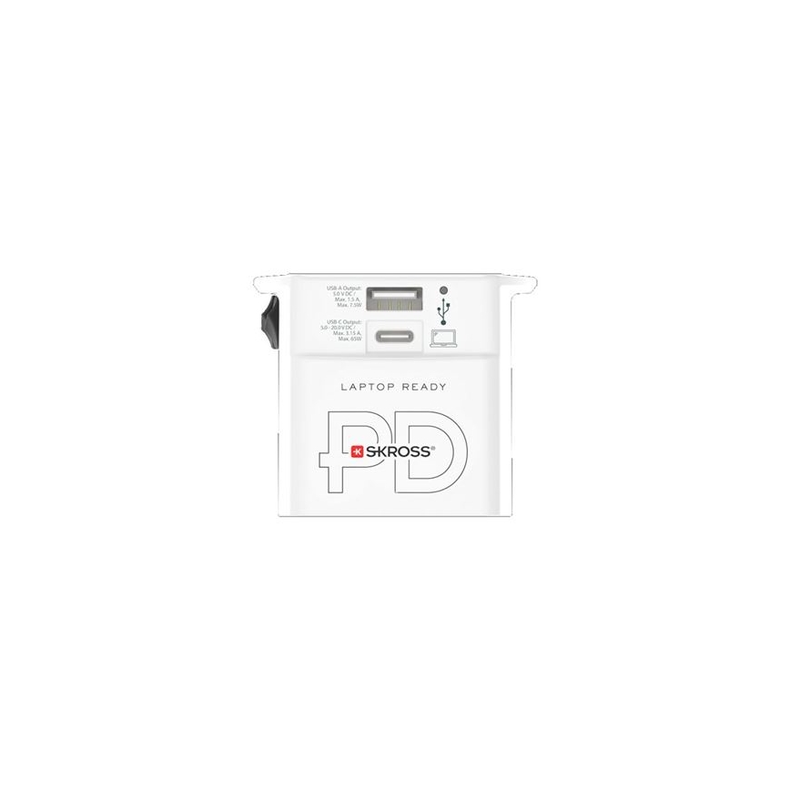 Reseadapter MUV USB AC65PD USB A+C 65W