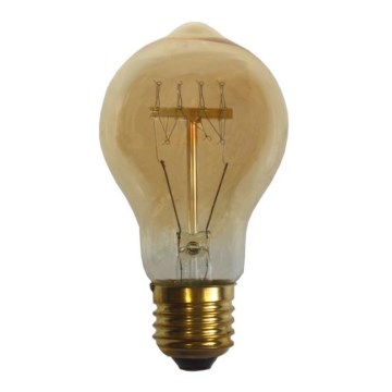 Slitstark dekorativ ljusreglerad glödlampa SCROBB A19 E27/60W/230V 2200K