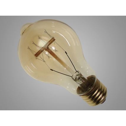 Slitstark dekorativ ljusreglerad glödlampa SCROBB A19 E27/60W/230V 2200K