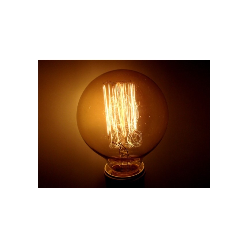 Slitstark dekorativ ljusreglerad glödlampa SEGOD G80 E27/40W/230V 3000K