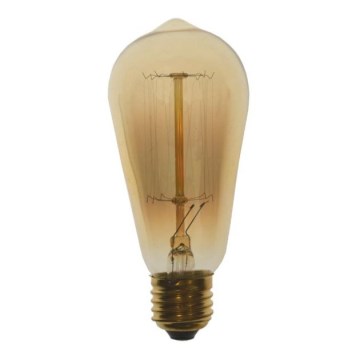 Slitstark dekorativ ljusreglerad glödlampa SELEBY ST58 E27/60W/230V 2200K