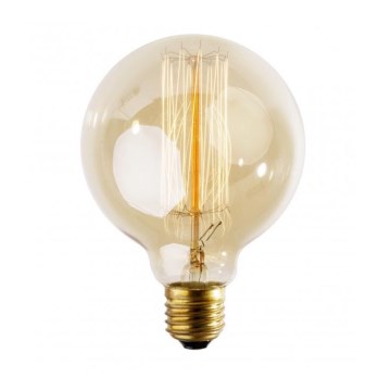 Slitstark dekorativ ljusreglerad glödlampa SELRED G95 E27/40W/230V 3000K