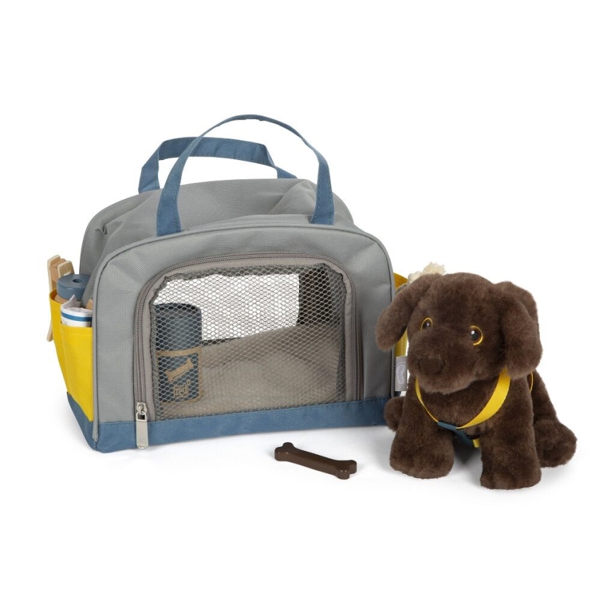 Small Foot - Plysch hund med vårdpaket