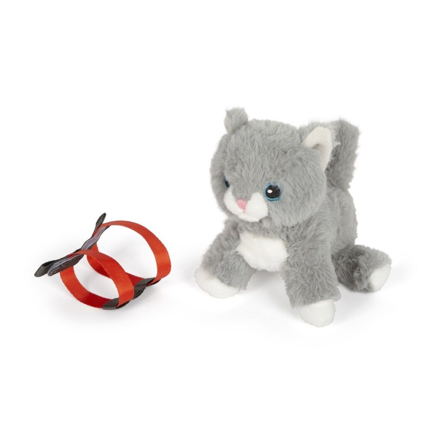 Small Foot - Plysch katt med vårdpaket