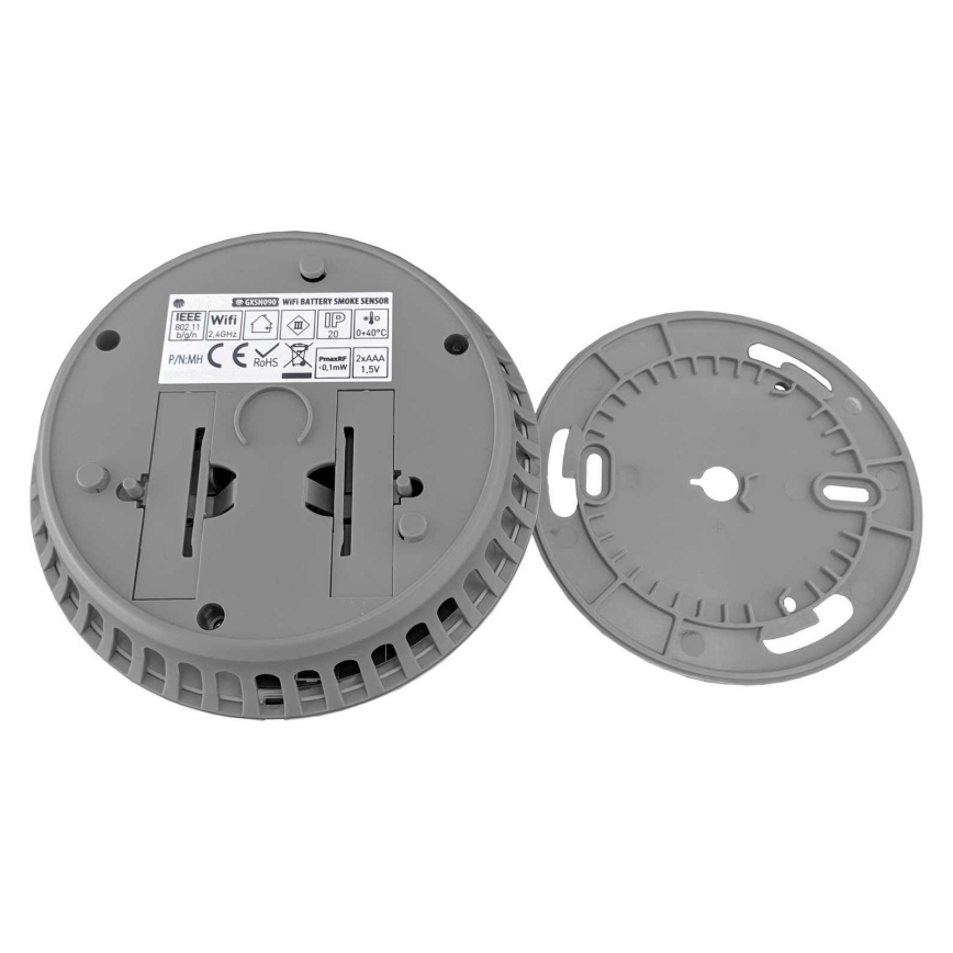 Smart brandalarm 2xAAA Wi-Fi Tuya