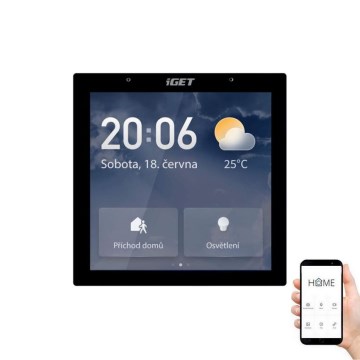 Smart gateway med en beröring display GW6 Wi-Fi Zigbee Bluetooth