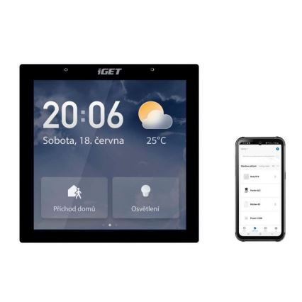 Smart gateway med en beröring display GW6 Wi-Fi Zigbee Bluetooth