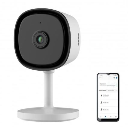 Smart inomhus kamera med sensor Full HD 1080p 5V Wi-Fi vit