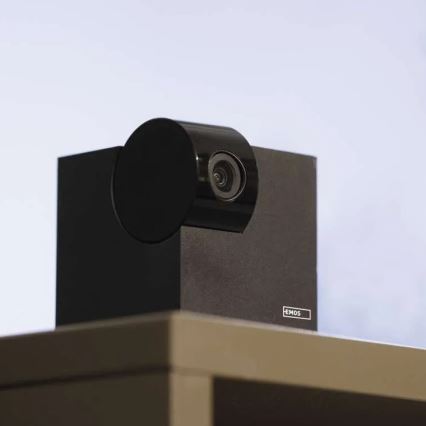 Smart inomhus roterande kamera med rörelsesensor GoSmart 5V Wi-Fi Tuya svart