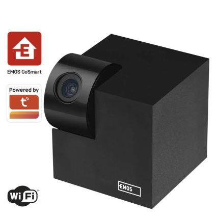 Smart inomhus roterande kamera med rörelsesensor GoSmart 5V Wi-Fi Tuya svart