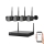 Smart kamera system + 4x kamera med sensor 2K+ 12V IP65 Wi-Fi