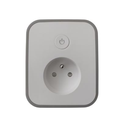 Smart kontakt med förbrukningsmätning 3680W/230V + 2xUSB/12W/5V Wi-Fi