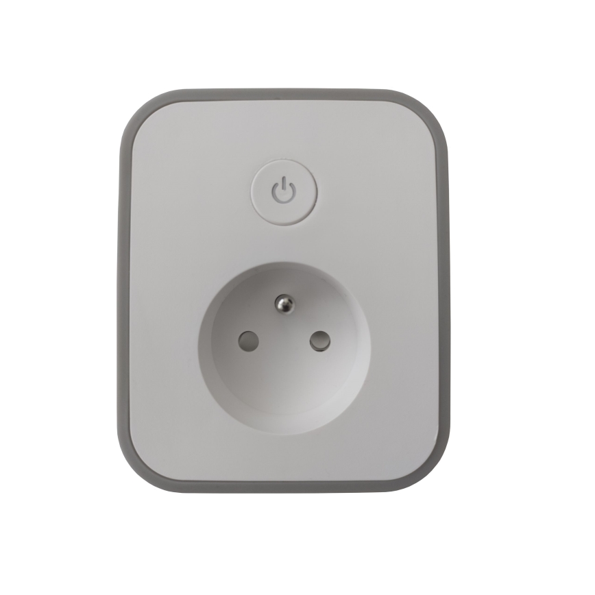 Smart kontakt med förbrukningsmätning 3680W/230V + 2xUSB/12W/5V Wi-Fi