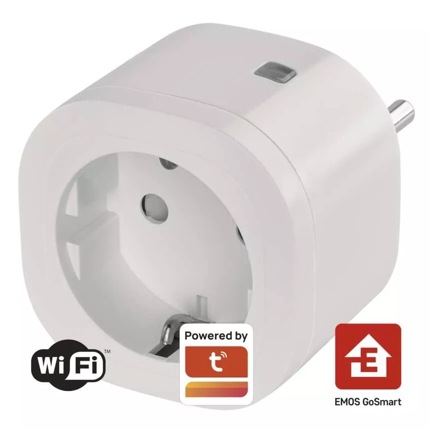 Smart kontakt SCHUKO GoSmart 3680W/230V/16A Wi-Fi Tuya