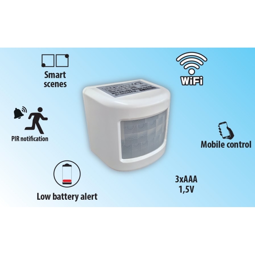Smart rörelsesensor 3xAAA Wi-Fi Tuya