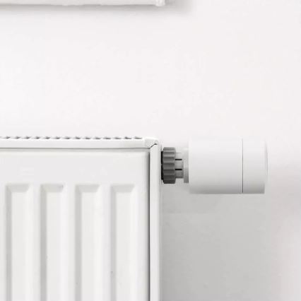 Smart termostathuvud med LCD display GoSmart M30x1,5 2xAA/1,5V Tuya