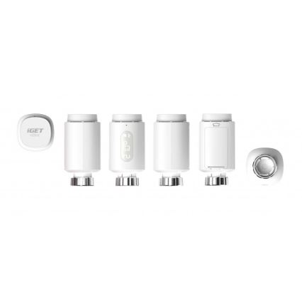 Smart termostathuvud med LED display 2xAA/3V Zigbee