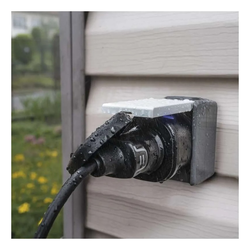 Smart utomhus socket GoSmart 3680W/230V/16A Wi-Fi Tuya IP44