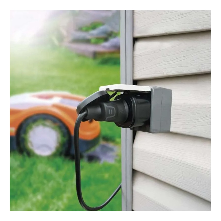 Smart utomhus socket GoSmart 3680W/230V/16A Wi-Fi Tuya IP44