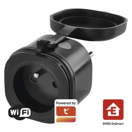 Smart utomhus socket GoSmart 3680W/230V/16A Wi-Fi Tuya IP44