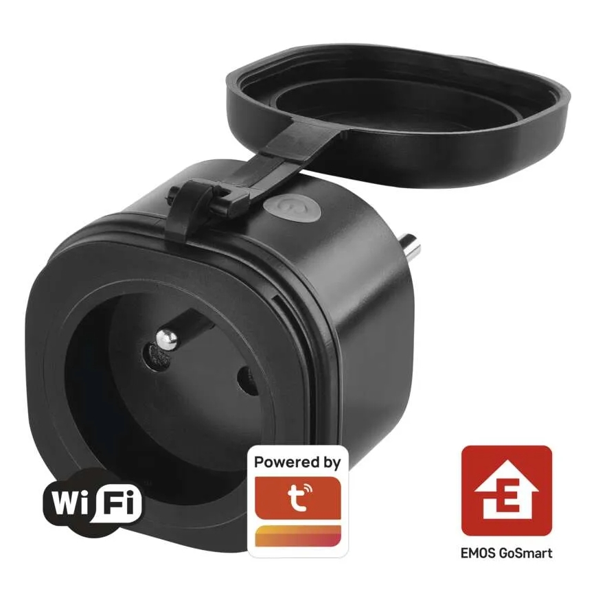 Smart utomhus socket GoSmart 3680W/230V/16A Wi-Fi Tuya IP44