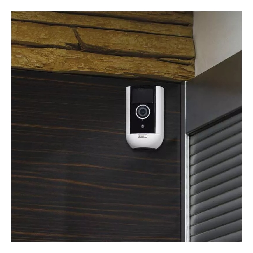 Smart utomhuskamera med rörelsedetektor GoSmart 5V 9600mAh IP65 Wi-Fi Tuya