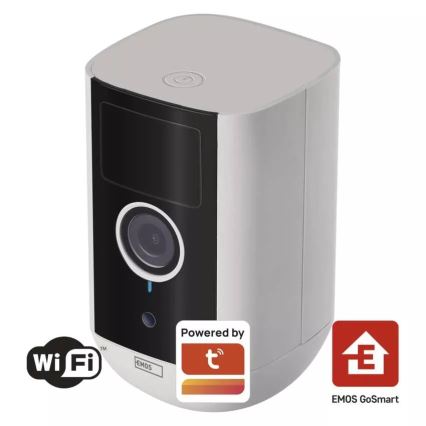 Smart utomhuskamera med rörelsedetektor GoSmart 5V 9600mAh IP65 Wi-Fi Tuya