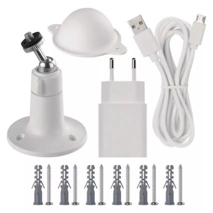 Smart utomhuskamera med rörelsedetektor GoSmart 5V 9600mAh IP65 Wi-Fi Tuya
