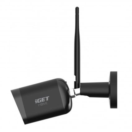 Smart utomhuskamera med sensor Full HD 1080p 12V IP65 Wi-Fi Tuya svart