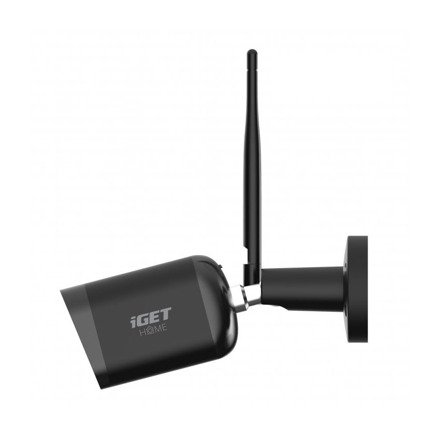 Smart utomhuskamera med sensor Full HD 1080p 12V IP65 Wi-Fi Tuya svart