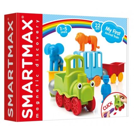 Smartmax - Magnetiskt byggset Min första tåg 22 delar
