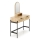 Sminkbord CARMEN 136x104 cm beige/svart