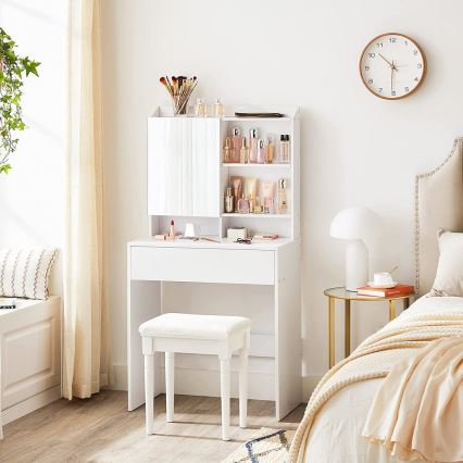 Sminkbord FREYA, vitt