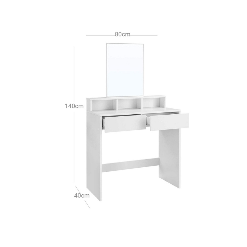 Sminkbord HEBA vit