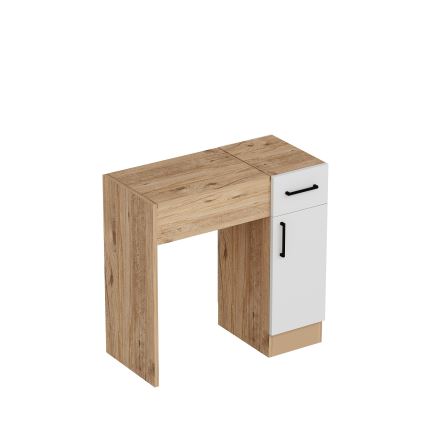 Sminkbord INCI 108,8x77 cm brun/vit